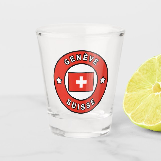 Genève Suisse Shot Glass (Front)