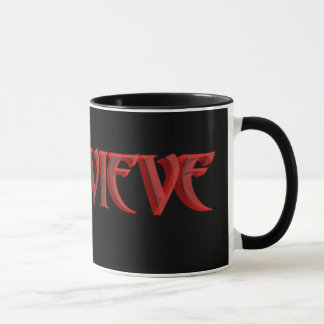 Genevieve Black 11 oz Ringer Mug