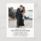 Genevieve Black White Photo Modern Wedding Invite