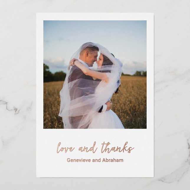 Genevieve Photo Modern Wedding (Front)