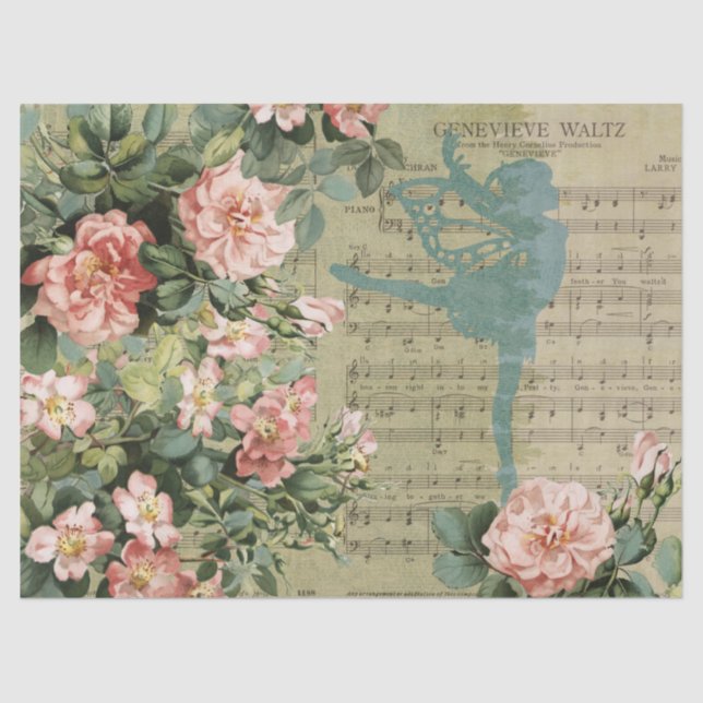 Genevieve Waltz Decoupage | Tissue Paper (Front)