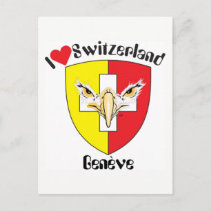 Genf - Genève Schweiz Postkarte Postcard