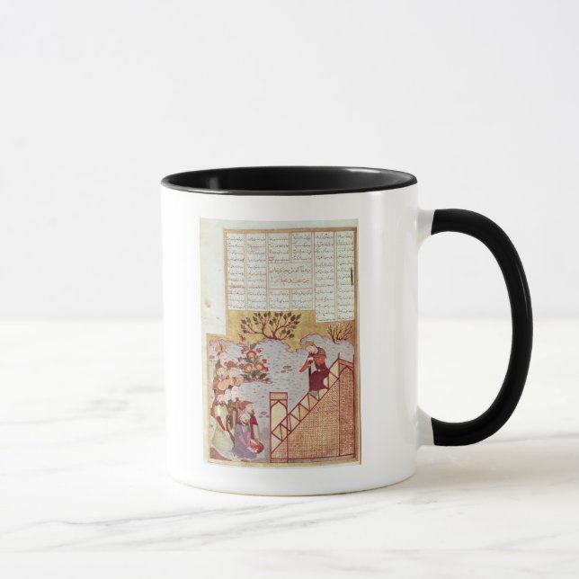 Genghis Khan addressing a congregation Mug (Right)