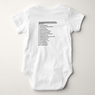 Genghis Khan World Tour Baby Bodysuit