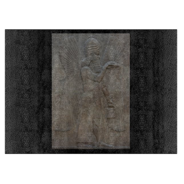 Genie Benisseur of Assyria an Mesopotamian god Cutting Board (Front)