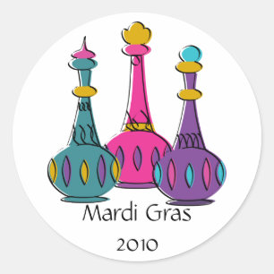 Genie Bottles 2010 Classic Round Sticker