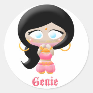 Genie Classic Round Sticker