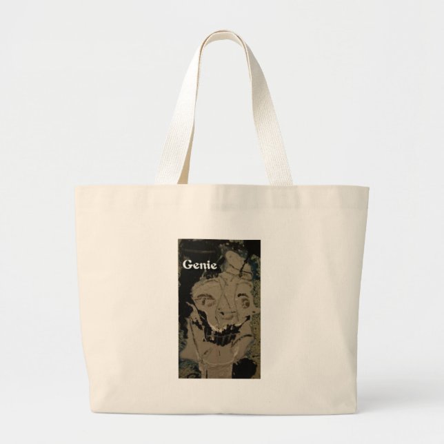 genie large tote bag (Front)
