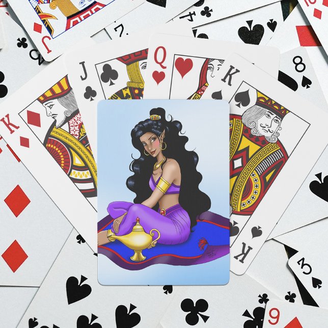 Genie Magic Carpet Lamp Blue Sky Playing Cards (Creator Uploaded)