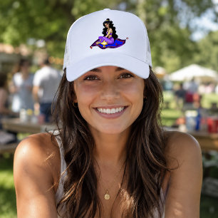 Genie Magic Carpet Lamp Blue Sky Trucker Hat