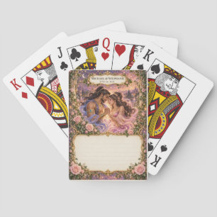 Genie Wedding Guest Book Signing Deck Playing Cards
