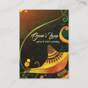 Genie's Lamp Chic Fantasy Business Card