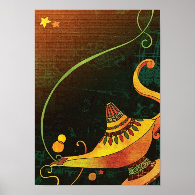Genie's Lamp Poster (Front)