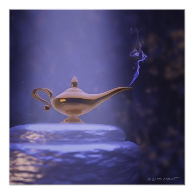 Genie's Lamp Poster (Front)
