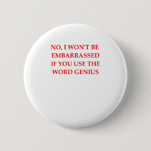 GENIUS 6 CM ROUND BADGE