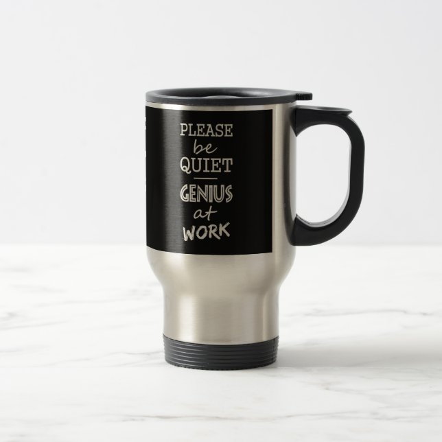 Genius at Work custom colour mugs (Right)
