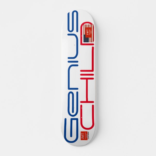 GENIUS CHILD  JMT 7 3/4" Skateboard Deck (Front)