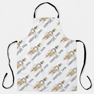 Genius DNA Molecular Biology Humour Apron