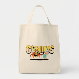 "Genius" Duck Dodgers & Eager, Young Space Cadet Tote Bag