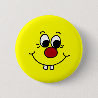 Genius Face Grumpey 6 Cm Round Badge