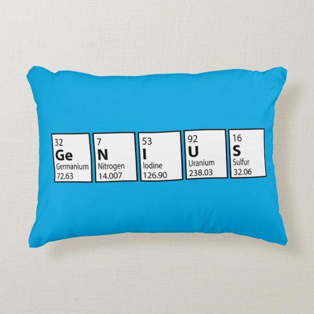 Genius Graduation  Decorative Cushion (Front)