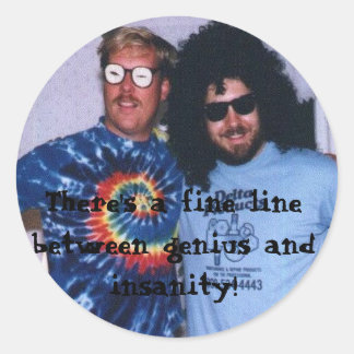 Genius Insanity Sticker (Small)