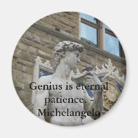 Genius is eternal patience. - Michelangelo quote