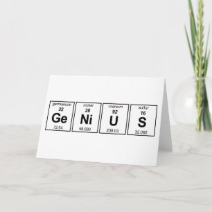 GeNiUS Periodic Table Card