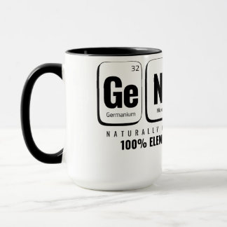GENiUS Periodic Table - Funny Science Design Mug