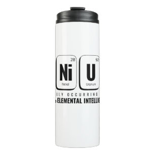 GENiUS Periodic Table - Funny Science Design Thermal Tumbler