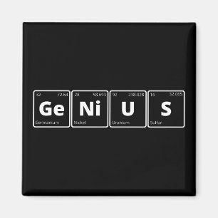 Genius - Periodic Table Magnet