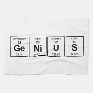 GeNiUS Periodic Table Tea Towel
