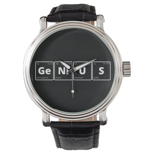 Genius - Periodic Table Watch (Front)