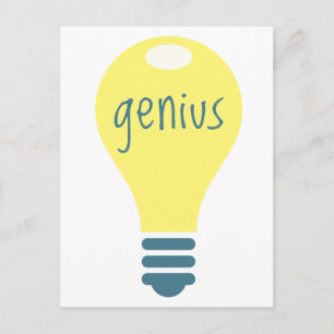 Genius Postcard