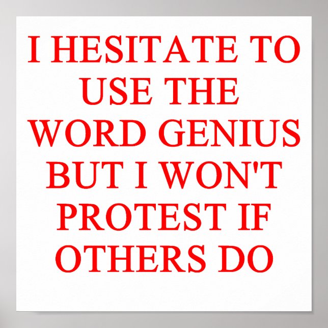 GENIUS POSTER (Front)