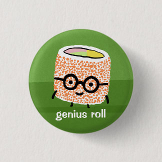 Genius Roll 3 Cm Round Badge