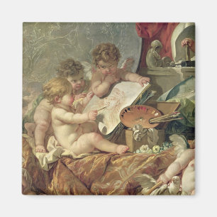 Genius Teaching the Arts, 1761 Magnet