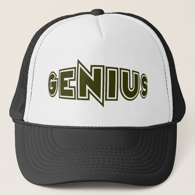 genius trucker hat (Front)