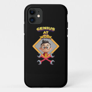 genius work funny geek repair computer animation c Case-Mate iPhone case