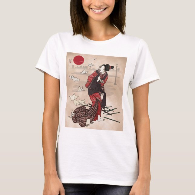 Genji kumo ukiyoye awase T-Shirt (Front)