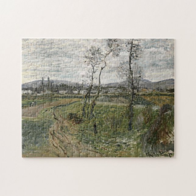 Gennevilliers Plain Monet Fine Art Jigsaw Puzzle (Horizontal)