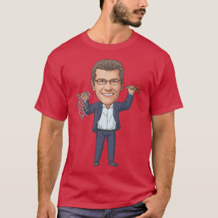 Geno Auriemma Cutting the net T-Shirt