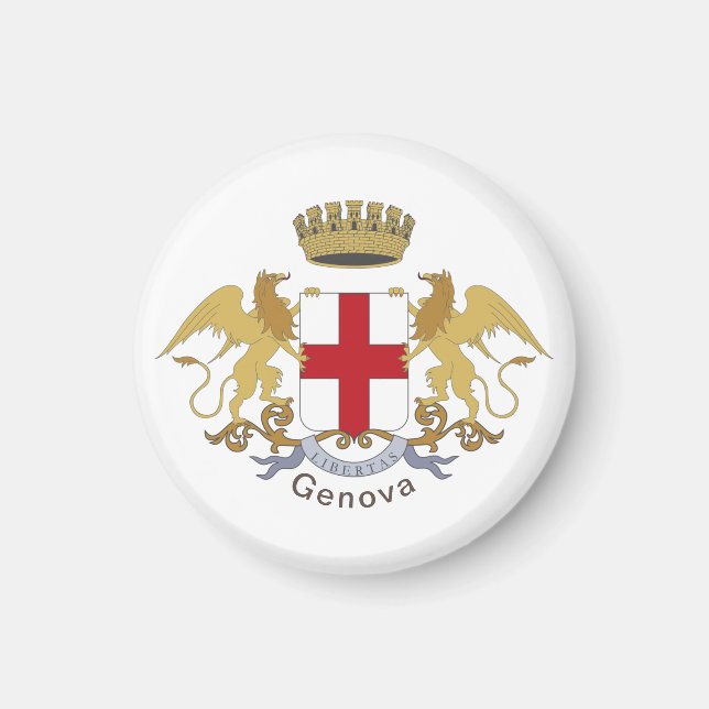 Genoa coat of arms magnet (Front)