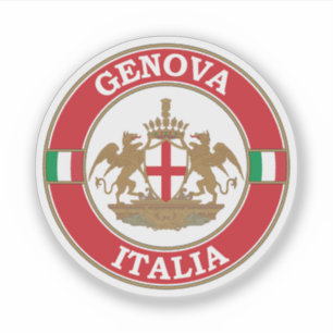 Genoa Italy Circle Emblem