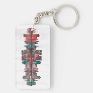 Genoa Skyline Key Ring