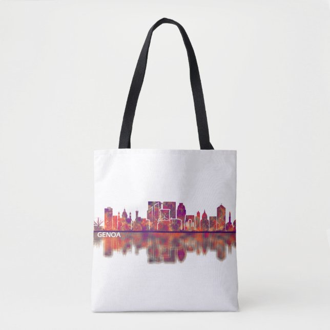 Genoa Skyline Tote Bag (Front)