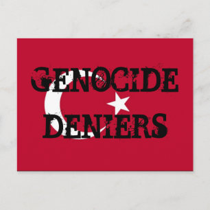 Genocide Deniers Postcard