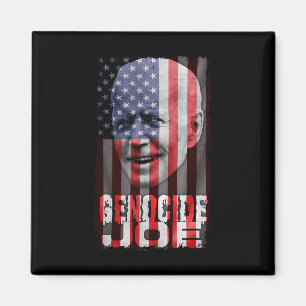 Genocide Joe Biden Anti Biden American Flag Vampir Magnet
