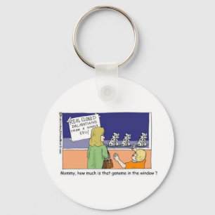 Genome In The Window Funny Dalmatian Gifts & Tees Key Ring