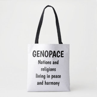 GENOPACE Nations and religions living in peace Tote Bag
